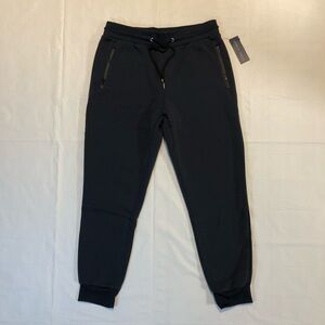 NWT Pure Champ Men’s Zip Pocket Fleece Dark Blue Drawstring Jogger Sweatpants L